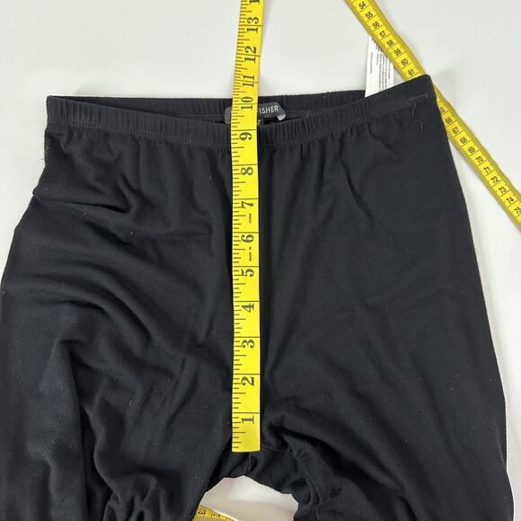 Eileen Fisher Pants Womens XS Black Pull On Elastic Waist Stretch Ankle Legging - Picture 9 of 12